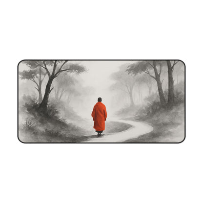 Peaceful Landscape Desk Mat, Meditation Desk Accessory, Office Decor, Zen Yoga Gift, Calm Workspace, Perfect for Mindfulness