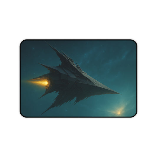 Futuristic Desk Mat for Gamers, Unique Gaming Setup, Office Accessories, Sci-Fi Home Decor, Perfect for Birthdays, Christmas