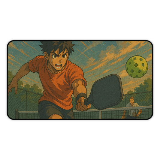 Sporty Desk Mat Featuring Energetic Athlete | Perfect for Gamers, Students, Office Decor, Gift for Sports Lovers, Home Office