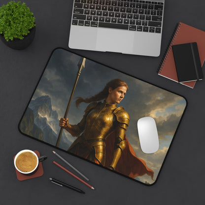 Fantasy Warrior Desk Mat - Gaming & Office Decor