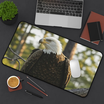 Desk Mat - Eagle Nature-Inspired Workspace Decor for Wildlife Lovers
