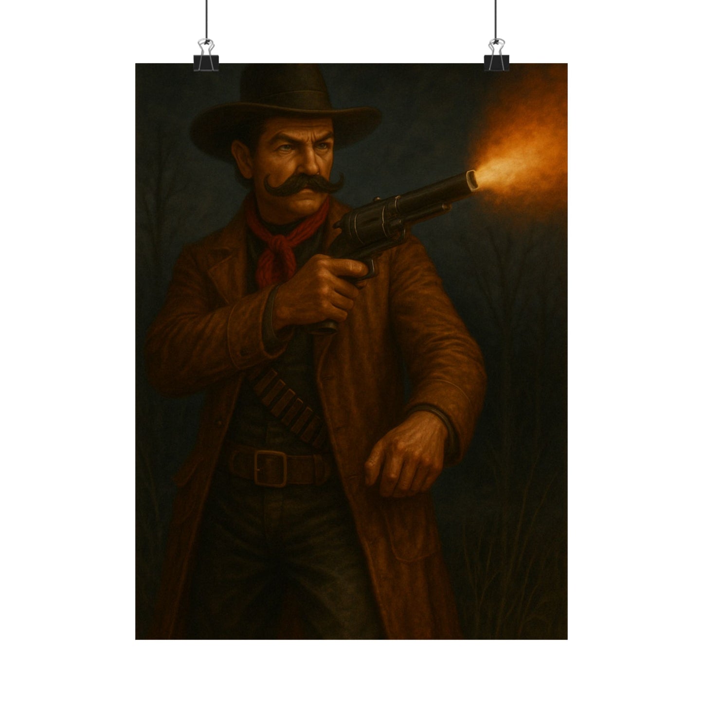 The Gunslinger’s Stand – Matte Vertical Poster