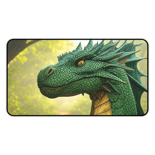 Fantasy Dragon Desk Mat - Gaming Office Decor, Unique Gift for Creatives, Home Office Accessories, Perfect for Student or Gamer, Table