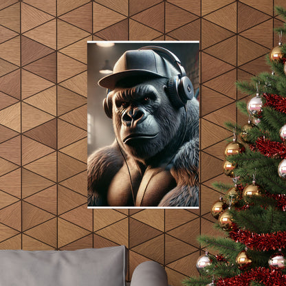 Urban Gorilla Matte Poster – Bring the Game to Your Wall