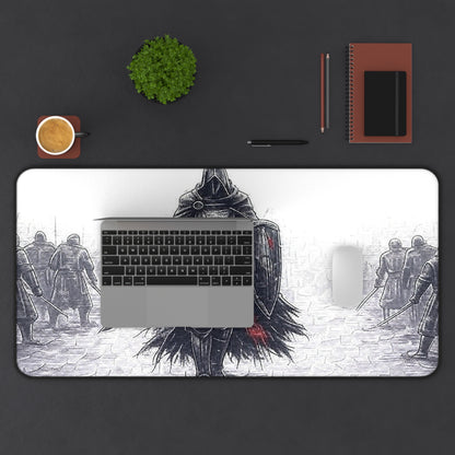 Knight's Adventure Desk Mat - Gaming & Office Decor