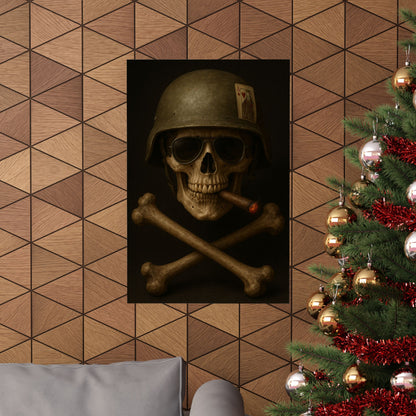 Ace – Tactical Skull Matte Poster