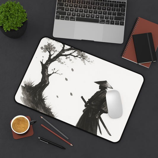 Zen-Inspired Desk Mat | Minimalist Office Decor, Meditation Gift, Work Desk Accessory, Japanese Art, Calm Workspace
