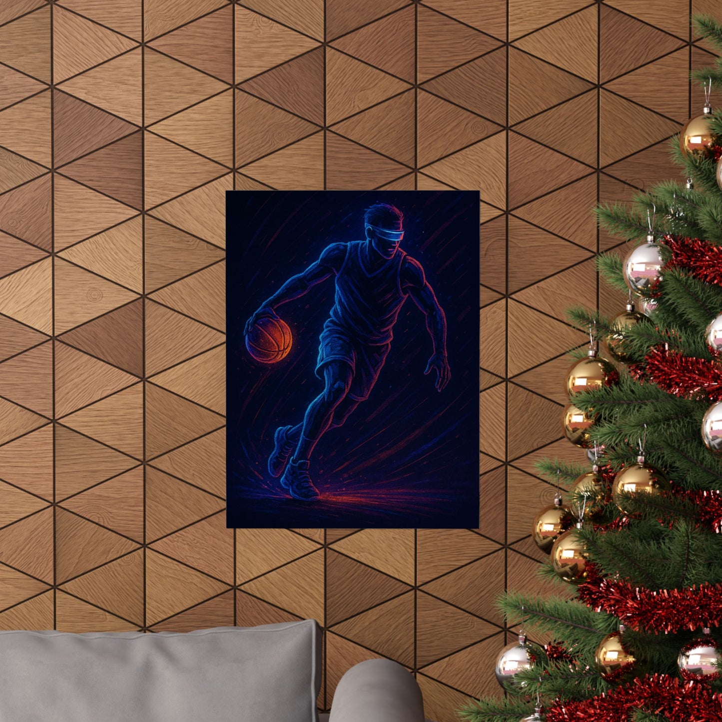 Basketball Gamer Poster – The Court Reimagined