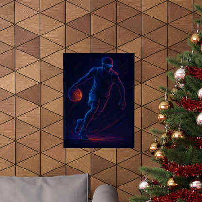 Basketball Gamer Poster – The Court Reimagined