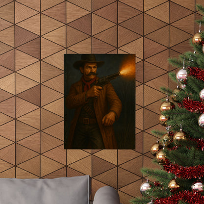 The Gunslinger’s Stand – Matte Vertical Poster