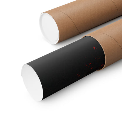 Vertical Poster - Bold Bullet Cross Design