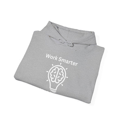 Work Smarter Unisex Hoodie - Motivational Heavy Blend Sweatshirt