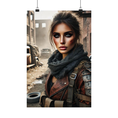 Bring the Wasteland to Your Walls – Matte Vertical Poster by Arctic Threadworks