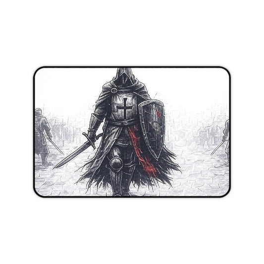 Knight's Adventure Desk Mat - Gaming & Office Decor
