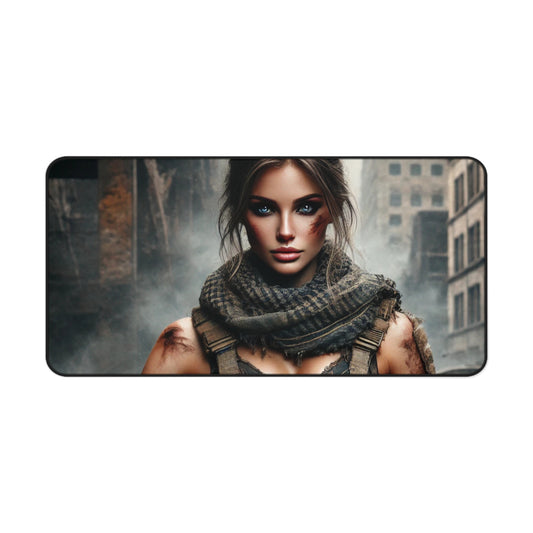 Warrior Woman Desk Mat