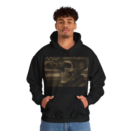 Silent Sentinel – Tactical Skull Hoodie