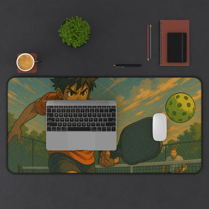 Sporty Desk Mat Featuring Energetic Athlete | Perfect for Gamers, Students, Office Decor, Gift for Sports Lovers, Home Office