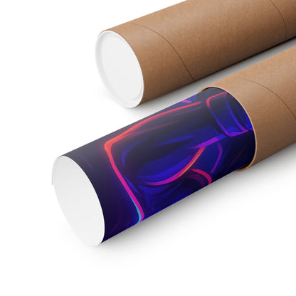 Transform Your Space with Our Matte Vertical Poster – Futuristic Football Gamer Edition