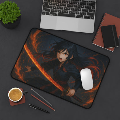 Anime Desk Mat for Gamers, Jujutsu Decor, Gaming Mousepad, Stylish Office Accessories, Perfect Gift for Nerds, Fantasy Theme