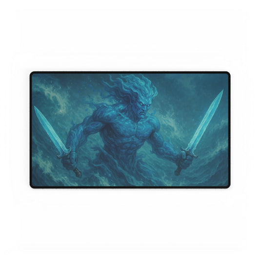 🌊 Tidal Wrath Desk Mat – Flow with Power, Strike with Precision