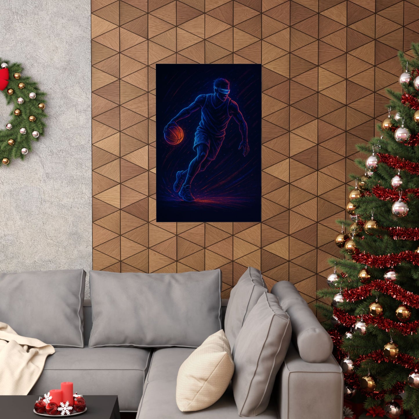 Basketball Gamer Poster – The Court Reimagined
