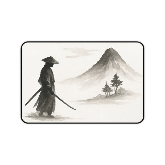 Serene Zen Desk Mat - Tranquil Office Decor, Gaming Mouse Pad, Japanese Aesthetic, Gift for Him or Her, Meditation Space