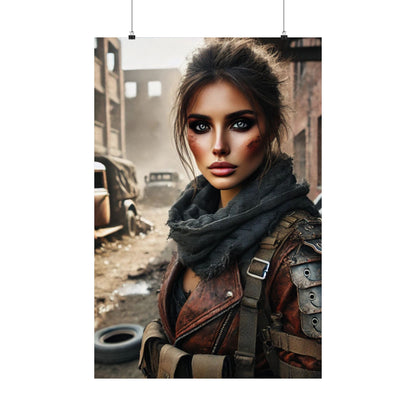 Bring the Wasteland to Your Walls – Matte Vertical Poster by Arctic Threadworks