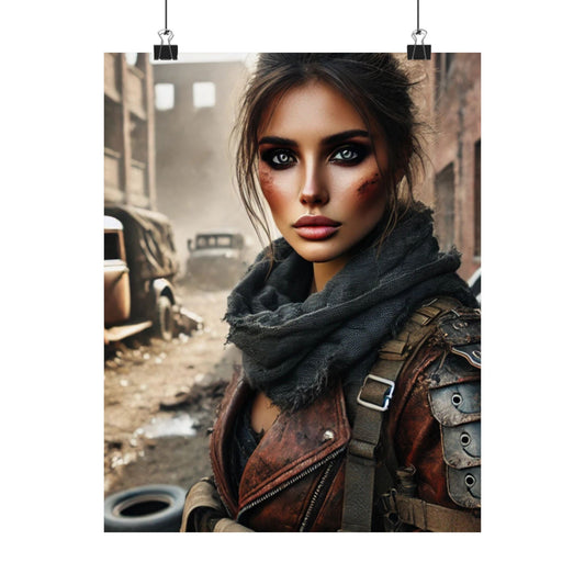 Bring the Wasteland to Your Walls – Matte Vertical Poster by Arctic Threadworks