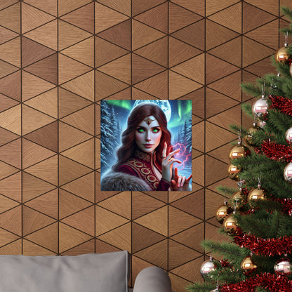 Vertical Poster - Fantasy Sorceress Wall Art for Fantasy Lovers & Gamers