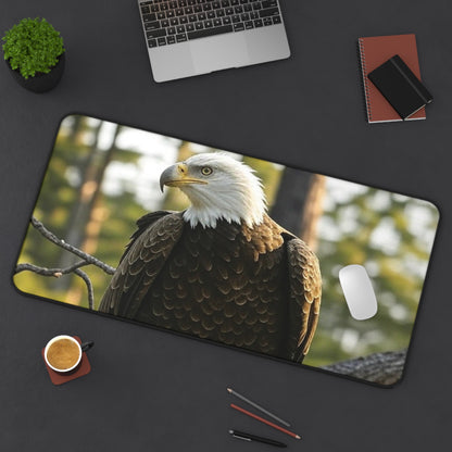 Desk Mat - Eagle Nature-Inspired Workspace Decor for Wildlife Lovers