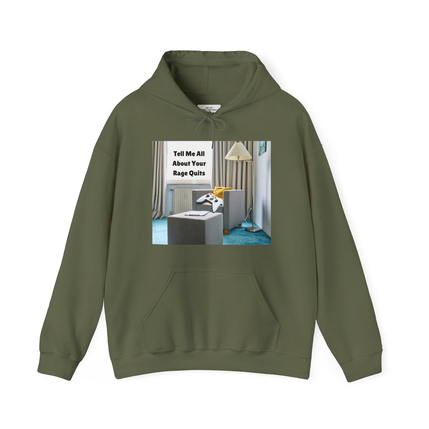 🎮 "Tell Me All About Your Rage Quits" Hoodie – For True Gamers Only!